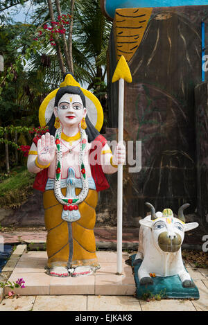 Hindustani Tempel am Weg Naar Zee, Paramaribo, Suriname Stockfoto