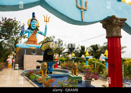 Hindustani Tempel am Weg Naar Zee, Paramaribo, Suriname Stockfoto