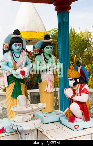 Hindustani Tempel am Weg Naar Zee, Paramaribo, Suriname Stockfoto