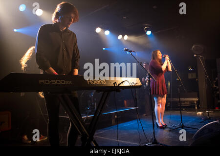 Eine gemischten Band im Wedgewood Rooms, Portsmouth, UK. Stockfoto