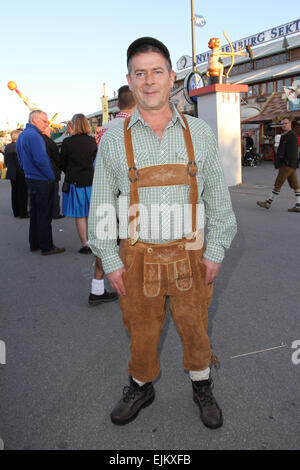 Goldstar-Media-Party im Kufflers Weinzelt Zelt während 2014 Oktoberfest Featuring: Michael Hirte Where: München, Deutschland: 23 Sep 2014 Stockfoto