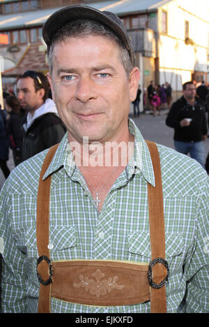 Goldstar-Media-Party im Kufflers Weinzelt Zelt während 2014 Oktoberfest Featuring: Michael Hirte Where: München, Deutschland: 23 Sep 2014 Stockfoto