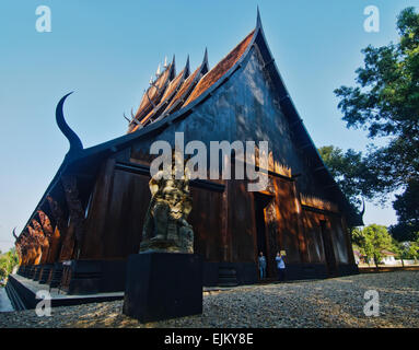 Baan Daam Museum, Black House oder Black Tempel in der Provinz Chiang Rai, Thailand Stockfoto