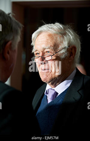 Richard Ingrams an literarischen Oldie Mittagessen 17.04.2012 Stockfoto