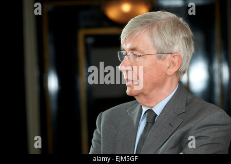 Piers Paul Read an literarischen Oldie Mittagessen 18.09.12 Stockfoto