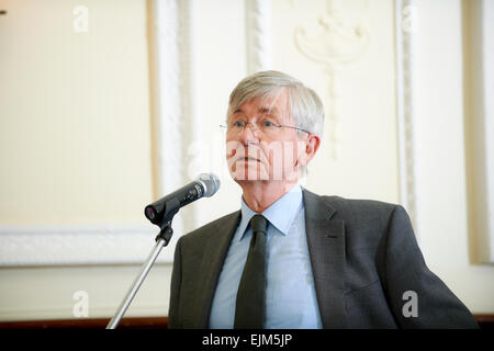 Piers Paul Read an literarischen Oldie Mittagessen 18.09.12 Stockfoto