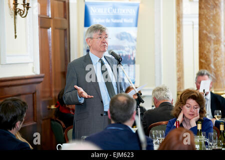 Piers Paul Read an literarischen Oldie Mittagessen 18.09.12 Stockfoto