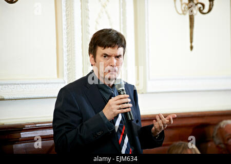 Ian Rankin auf der Oldie literarische Mittagessen 18.09.2012 Stockfoto