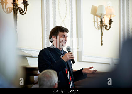 Ian Rankin auf der Oldie literarische Mittagessen 18.09.2012 Stockfoto