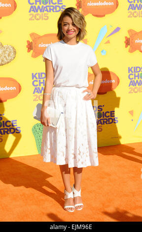 Sarah Hyland 28th Annual Kids Choice Awards 2015 28/03/2015 in Los Angeles Stockfoto