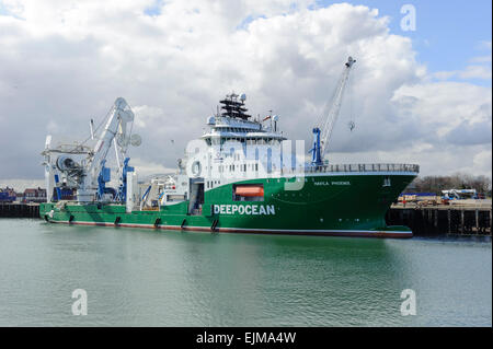 Havila Pheonix Schiff Stockfoto