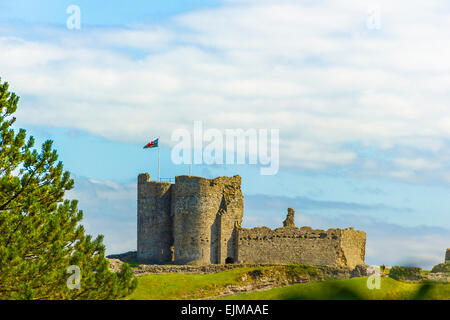 Criccieth Schloß, Gwynedd, Nordwales. Stockfoto