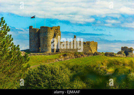 Criccieth Schloß, Gwynedd, Nordwales. Stockfoto