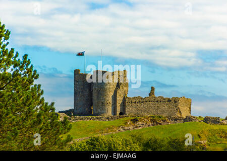 Criccieth Schloß, Gwynedd, Nordwales. Stockfoto