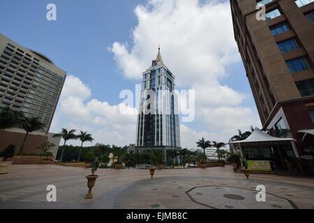 UB Turm Kingfisher HQ Bangalore Karnataka Indien Stockfoto