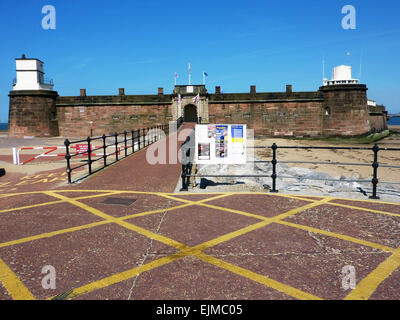 Fort Barsch Rock New brighton Stockfoto