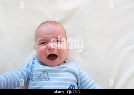 Baby weint Stockfoto