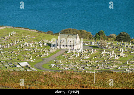 Pfarrkirche St. Tudno auf den Great Orme an Llandudno, Conwy, Wales, UK Stockfoto