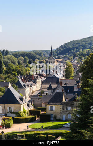 Schloss d'usse Indre-et-Loire Abteilung, Frankreich. Die Burg, die gesagt wurde, den Autor von Dornröschen inspiriert haben. Stockfoto