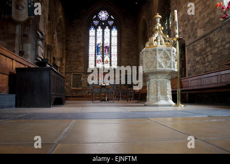 St. Nikolaus Kirche, Leicester, Leicestershire, England, UK Stockfoto