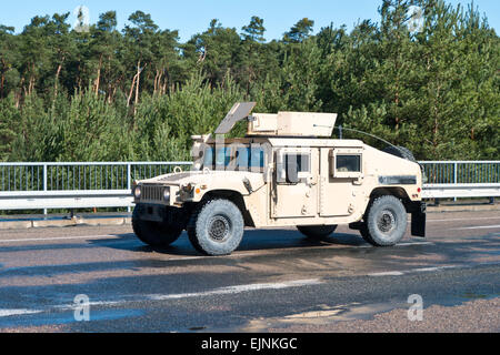 Demonstration der US-Armee 30. März 2015 in der Tschechischen Republik. Humvee Stockfoto