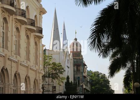 Britische Kolonialzeit Palast in Yangon, Myanmar. Stockfoto