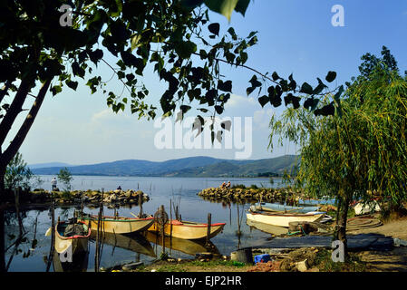 Lago Trasimeno. Perugia-Provence. Umbrien. Italien. Stockfoto