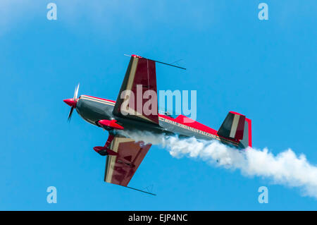 Royal Jordanian Falcons zeigen Flugzeuge, Airshow RIAT Fairford, Vereinigtes Königreich Stockfoto