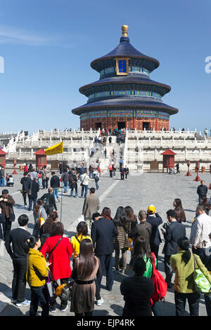 UNESCO-Weltkulturerbe, Halle des Gebets für gute Ernten, Tempel des Himmels (Tian Tan), Beijing, China Stockfoto