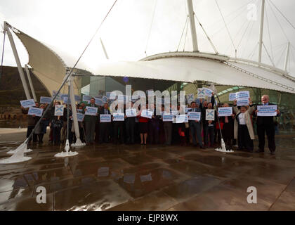 Edinburgh, Schottland. 30. März 2015. Ruth Davidson schottischen konservativen starten Parlamentswahlen Kampagne. Bildnachweis: Pako Mera/Alamy Live-Nachrichten Stockfoto