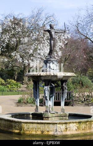 Artemis Brunnen Hyde Park Stockfoto