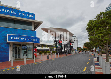 Voyager Maritime Museum, Auckland, Nordinsel, Neuseeland Stockfoto