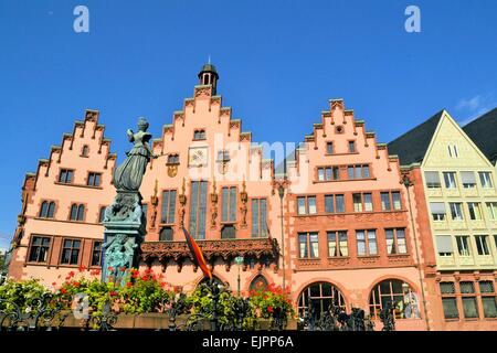 Frankfurt-Altstadt Altstadt und Roemerberg Stockfoto