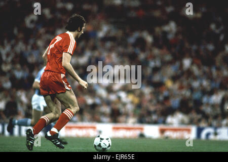 Nottingham Forest gegen Malmö FF 1979 Europacup-Finale im Olympiastadion, München, 30. Mai 1979. Nottingham Forest Stürmer Trevor Francis Final Score: Nottingham Forest-Malmö FF 1: 0 *** lokalen Caption ***-Football-Spieler Stockfoto