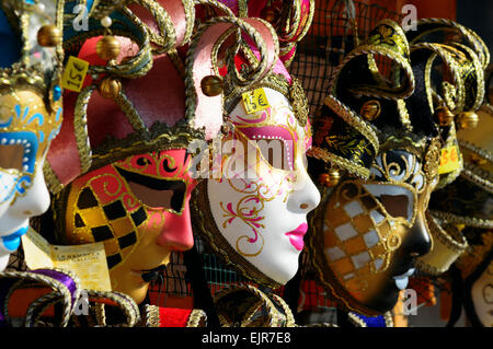 Karnevalsmasken, Venedig, Italien. Stockfoto
