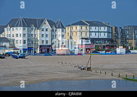 Bognor Regis Strand, Sussex, Stockfoto