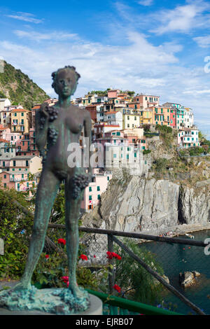 Manarola, Cinque Terre, Ligurien, Italien Stockfoto