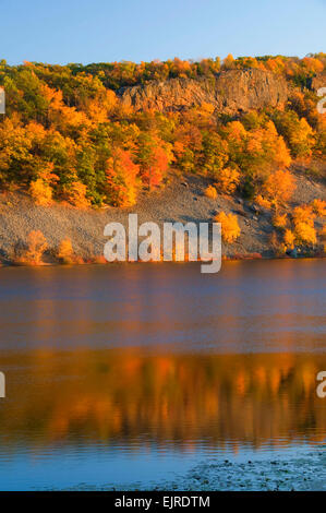 Schwarzer Teich, schwarzen Teich Zustand Boot Start, Connecticut Stockfoto