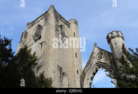 Ruine der Kathedrale von Dunkeld Schottland März 2015 Stockfoto