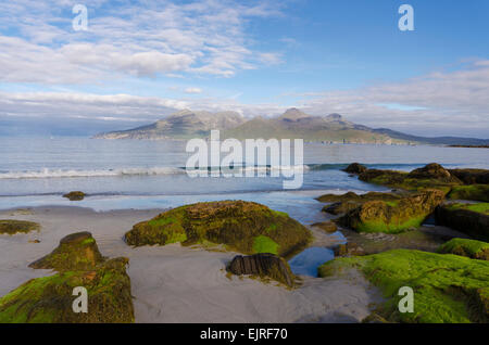 Singing Sands eigg Stockfoto