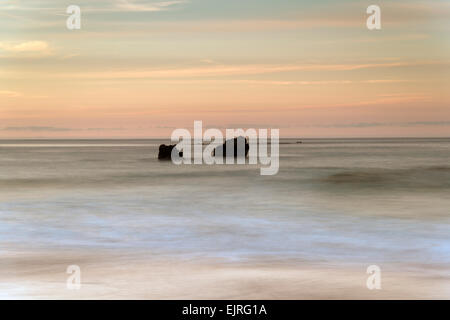 Eine Strand im Dorf Noja, Kantabrien Spanien, Europa Stockfoto