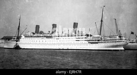 AJAXNETPHOTO. DER 1930ER JAHRE. SOUTHAMPTON, ENGLAND. -EMPRESS OF AUSTRALIA. KANADISCHEN PAZIFIKBAHN SCHIFF. FOTO: AJAX VINTAGE BILD BIBLIOTHEK REF: EPS 20 1 Stockfoto