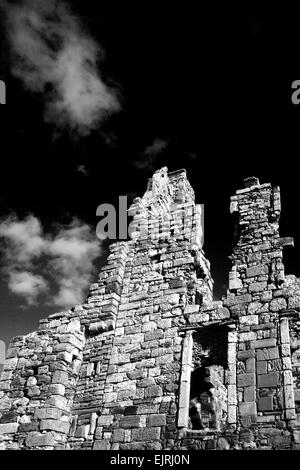 Die Ruine von Newark Castle auf der Fife Coast Path in der Nähe von St Monans East Neuk of Fife Schottland Stockfoto