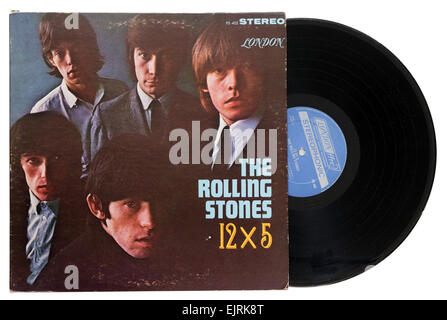 Die Rolling Stones 12 x 5 album Stockfoto