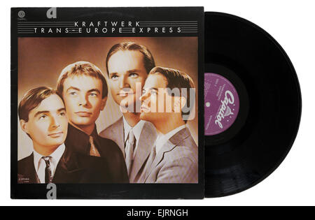 Kraftwerk-Trans Europa Express album Stockfoto