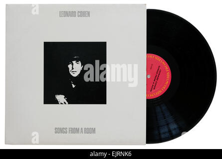 Leonard Cohen Songs von a Room album Stockfoto