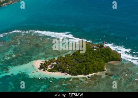 Frankreich. Guadeloupe, Le Gosier, Ilet du Gosier (Luftbild) / / Guadeloupe, Le Gosier, Ilet du Gosier (Vue Aerienne) Stockfoto