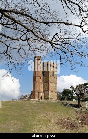 Leith Hill Tower Surrey Hills Dorking UK Stockfoto