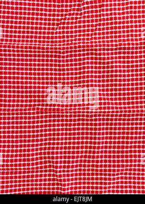 Eine Nahaufnahme von einem Küchentuch Tee Stockfoto