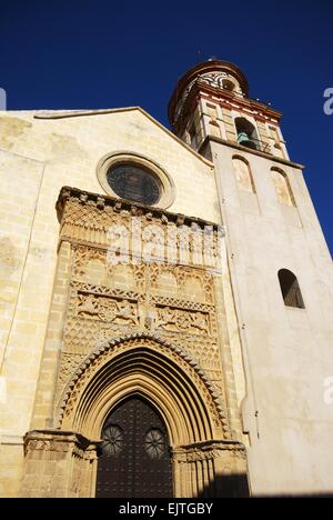 Die Pfarrkirche Unserer Lieben Frau von der o, Sanlucar de Barrameda, Provinz Cadiz, Andalusien, Spanien, Europa. Stockfoto